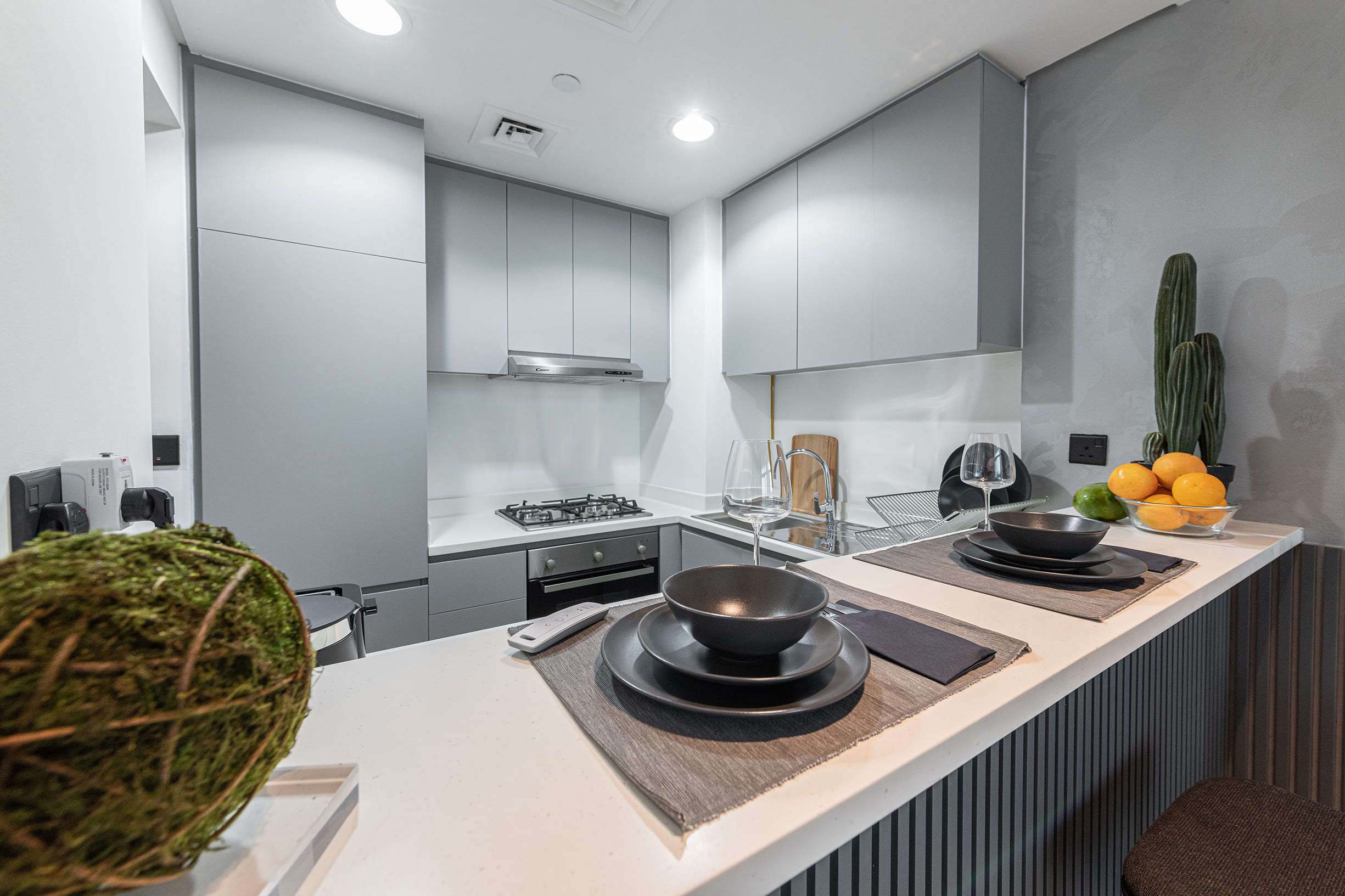 Design of Merano Tower Apartments in Business Bay by KG Design Kitchen