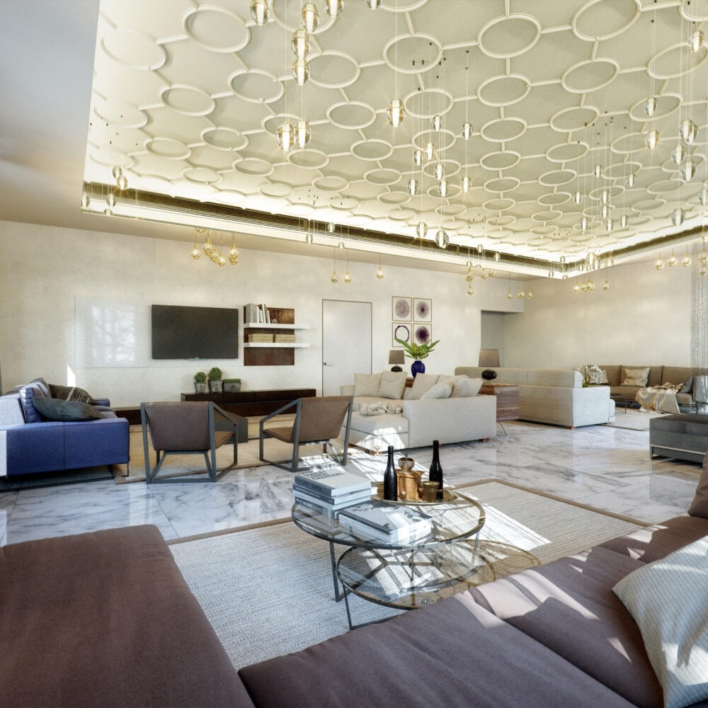 BLSH Villa design by KG Design Living Hall