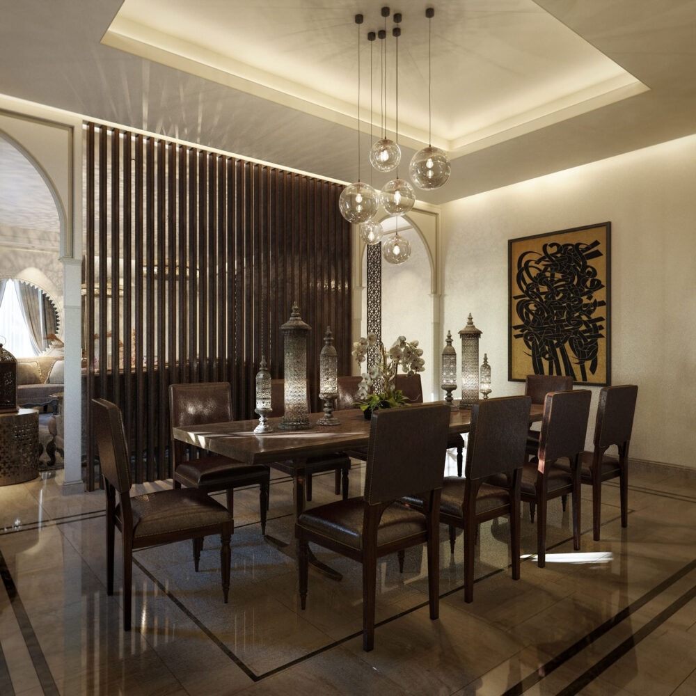 BLSH Villa design by KG Design Dinning room photo 2