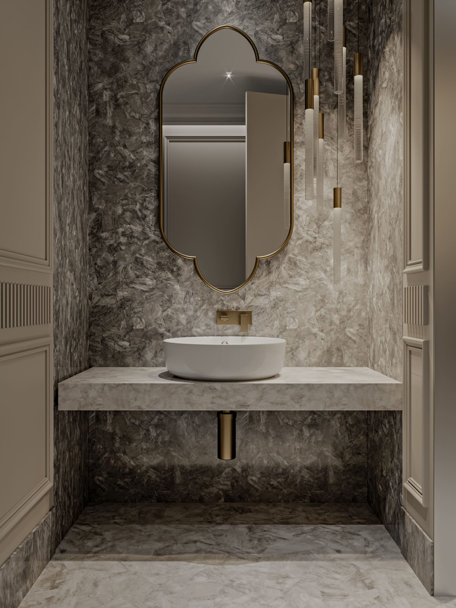 Interior design oth villa jumeirah pearl by kg design bathroom photo 2