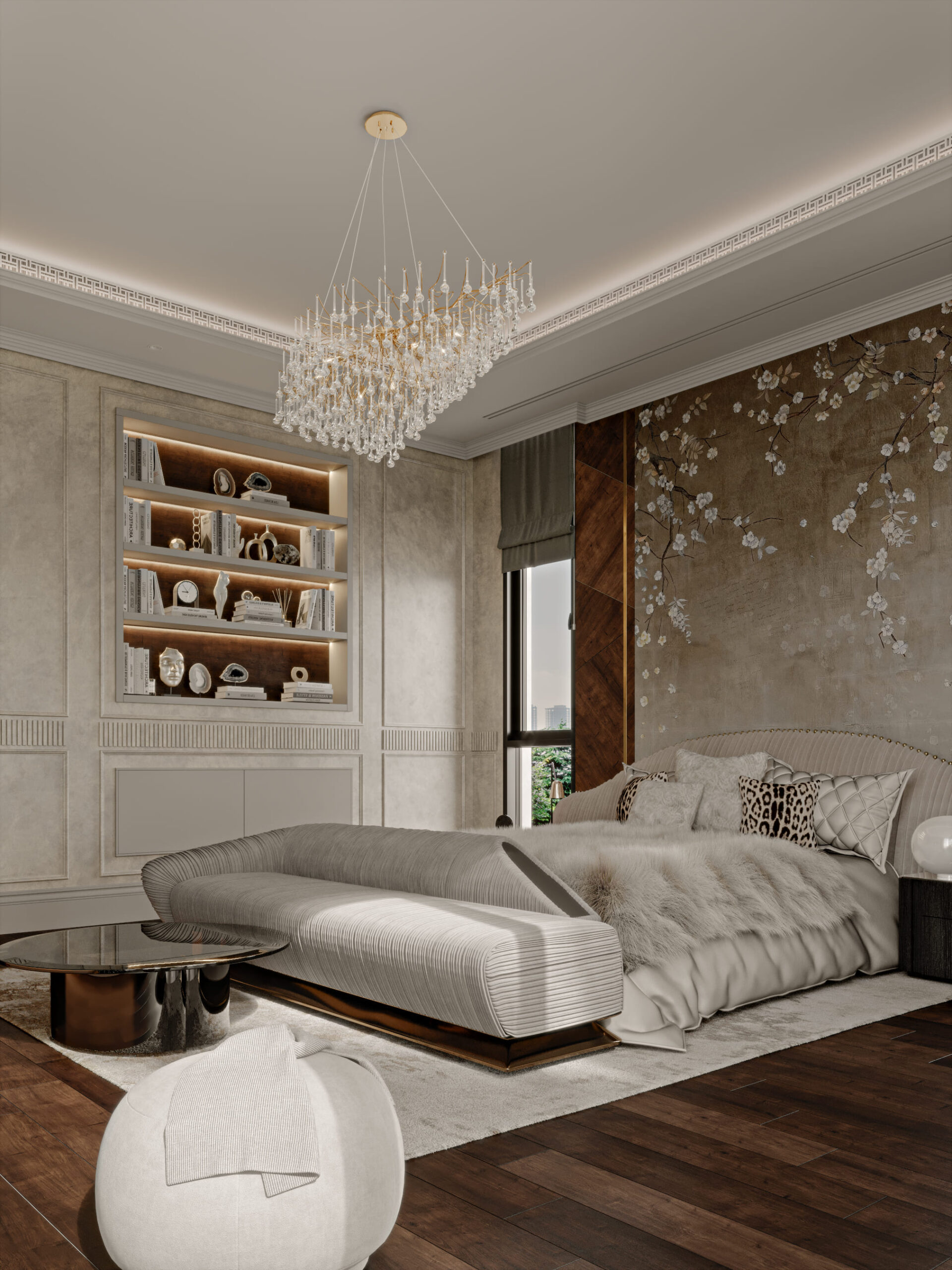 Interior design oth villa jumeirah pearl by kg design bedroom photo 2