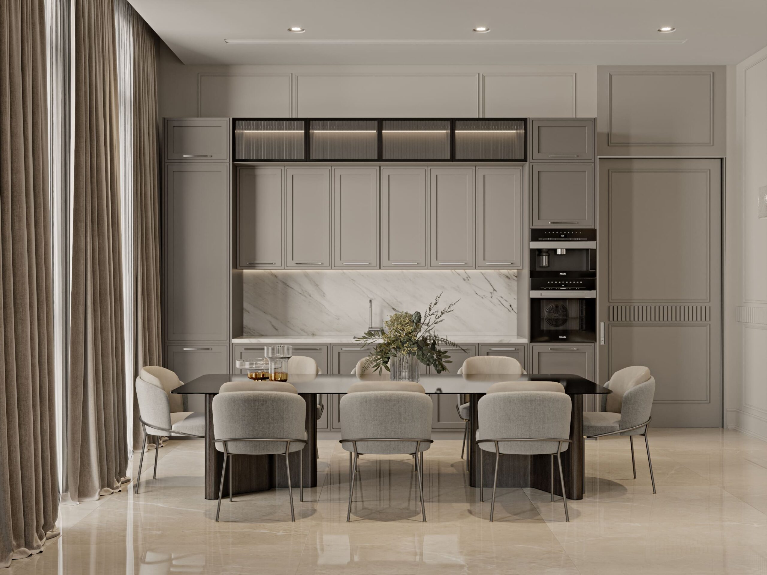 Interior design oth villa jumeirah pearl by kg design family livingroom