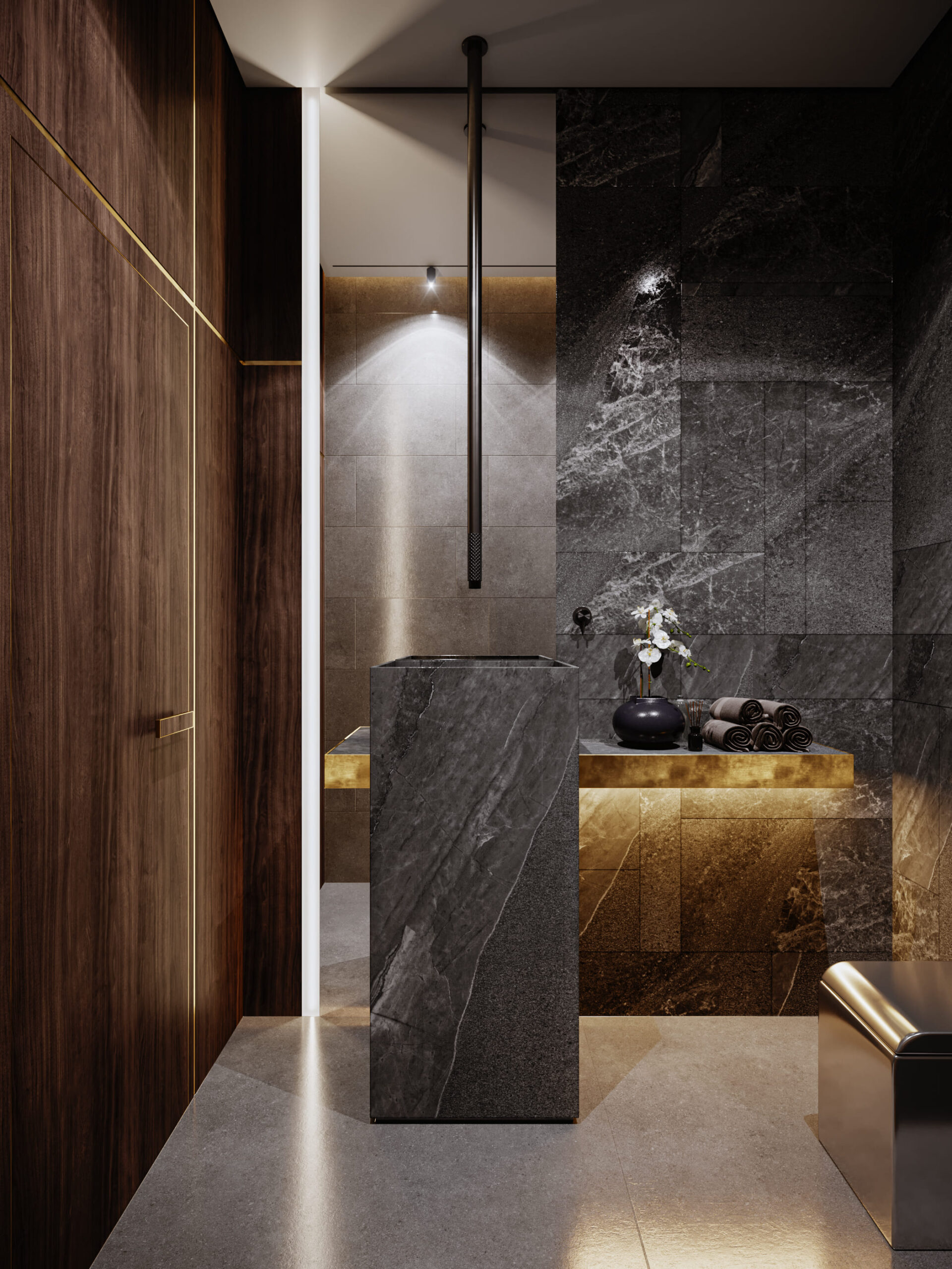 Interior design rad villa dubai hills by kg design bathroom photo 2