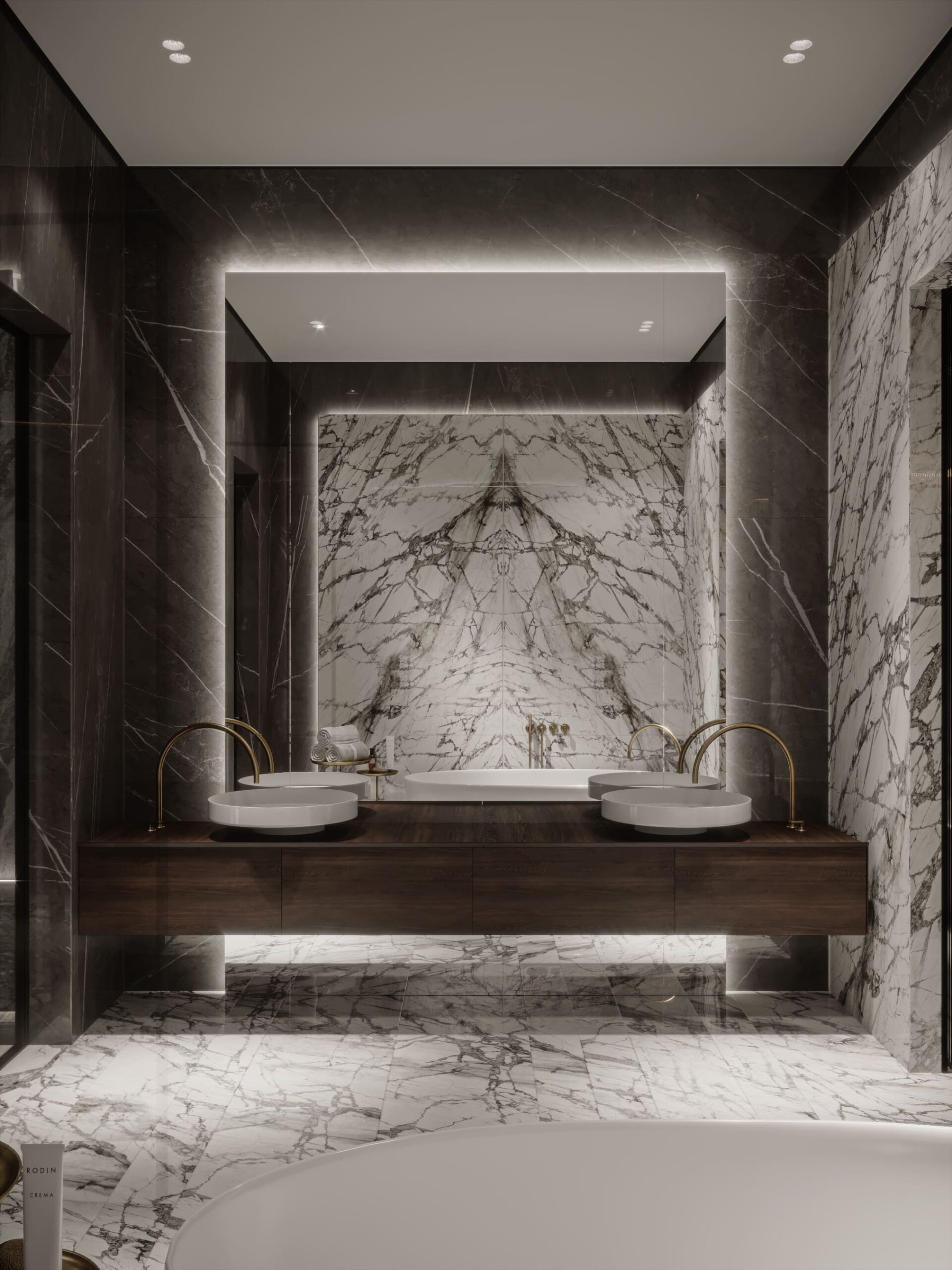 Interior design rad villa dubai hills by kg design bathroom photo 5