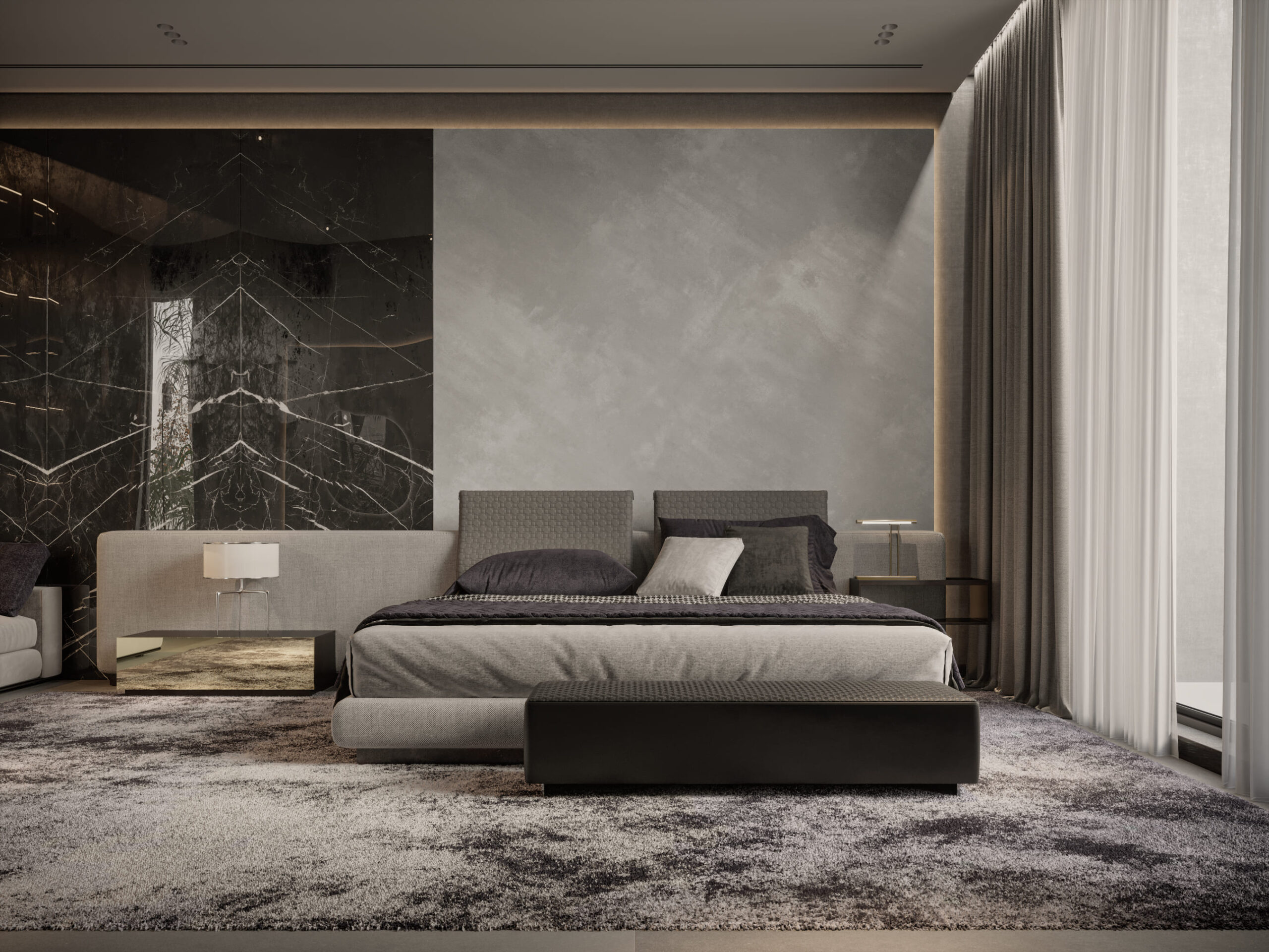Interior design rad villa dubai hills by kg design guest bedroom photo 2