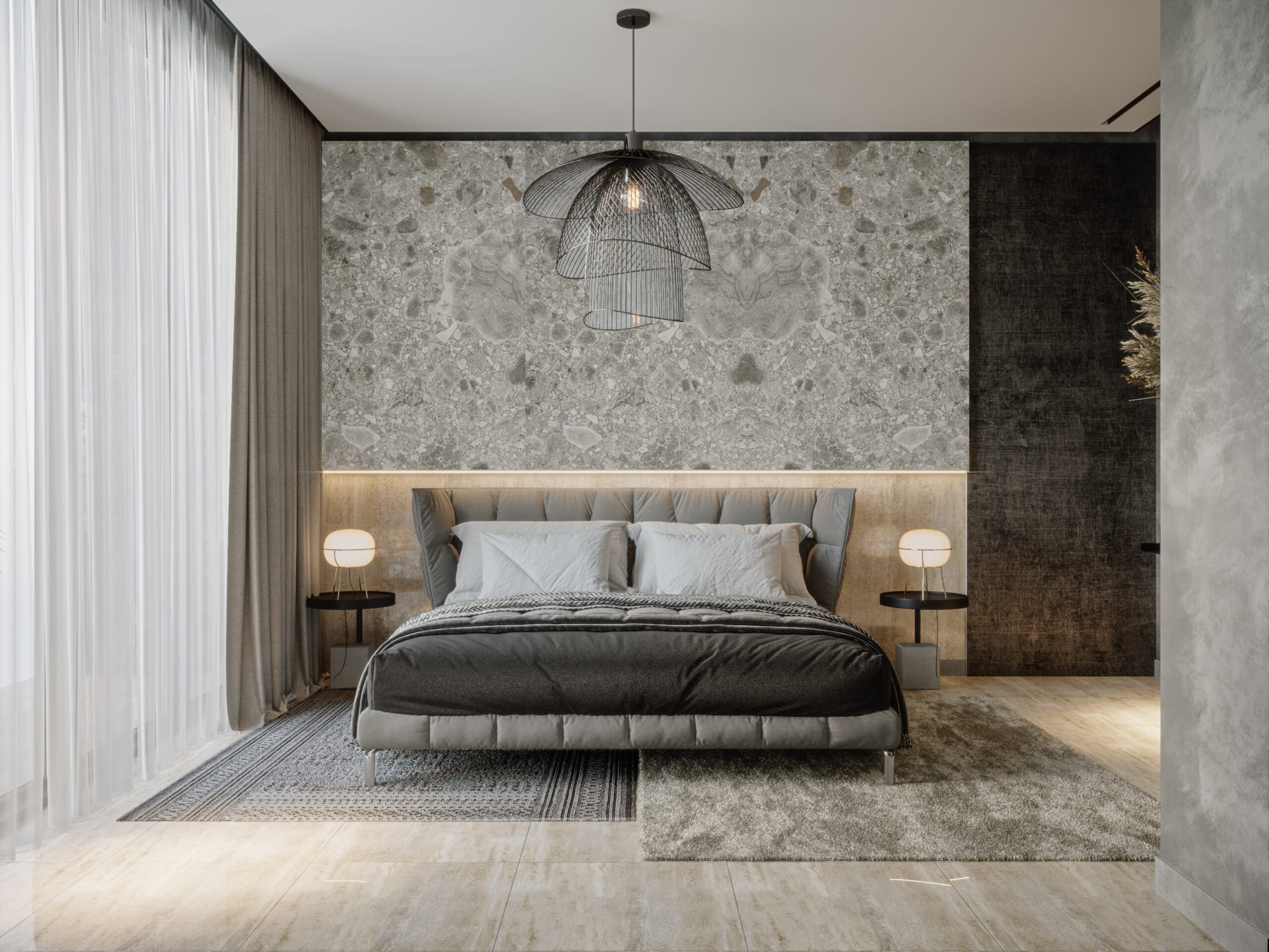 Interior design rad villa dubai hills by kg design guest bedroom