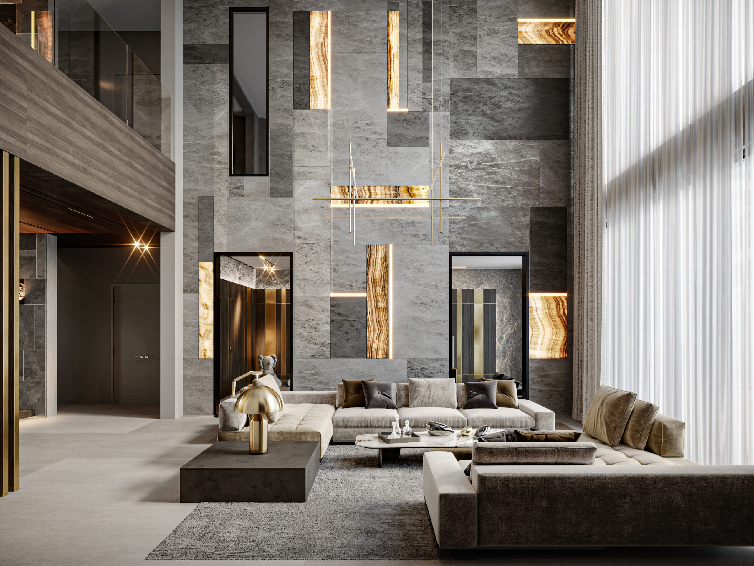 Interior design rad villa dubai hills by kg design living room photo 4