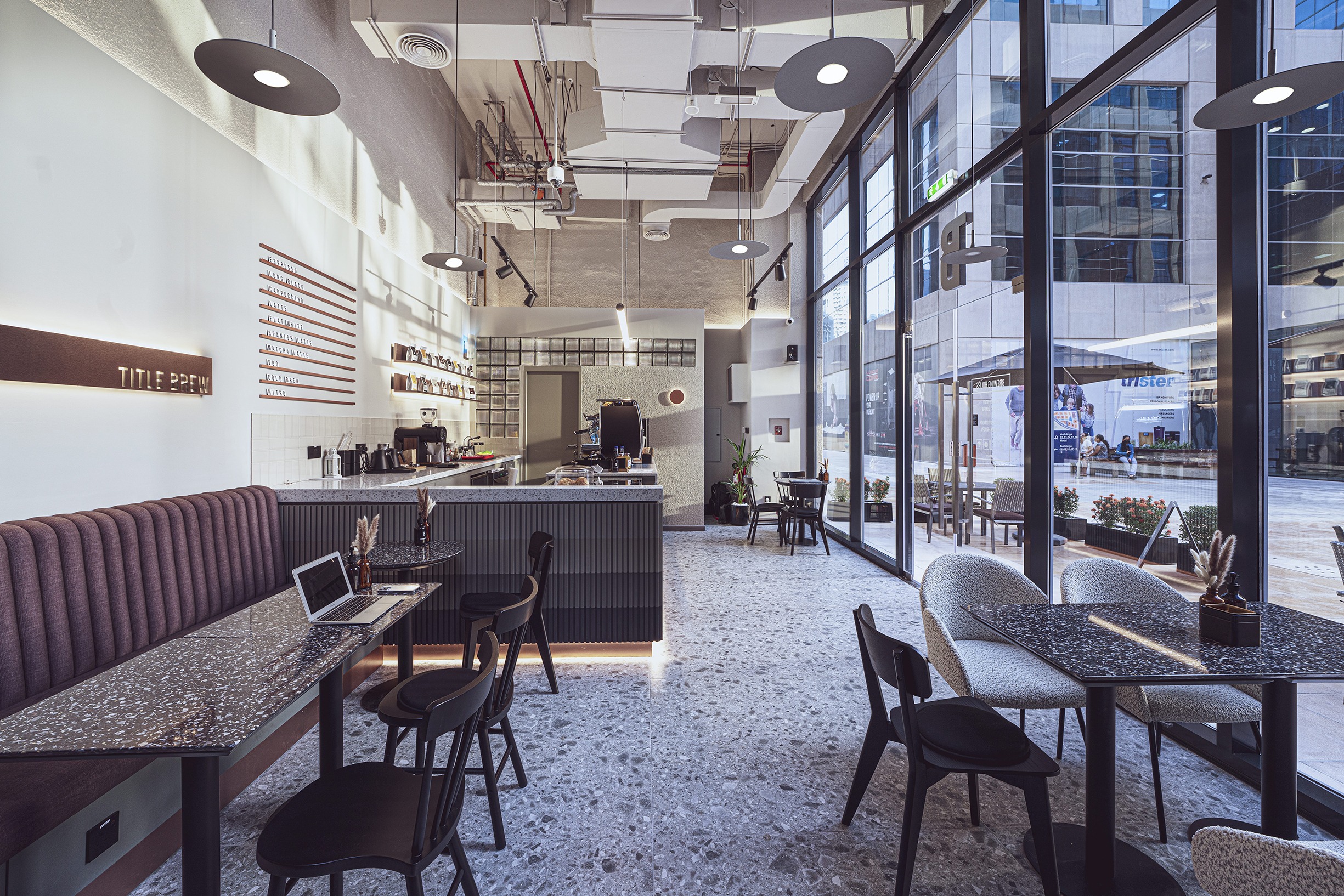 Interior design of stitle brew specialty coffee bay square by kg design photo 23
