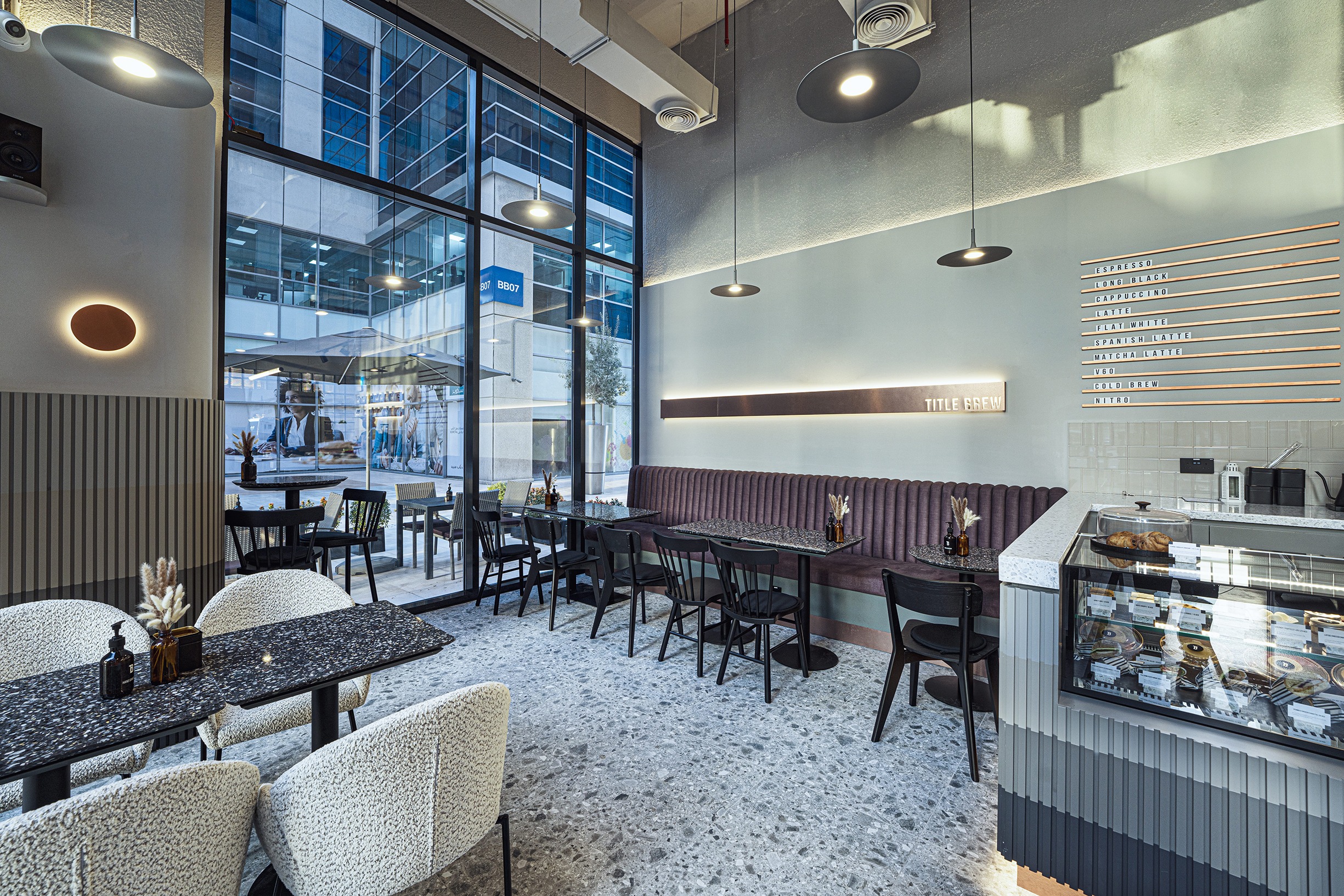 Interior design of stitle brew specialty coffee bay square by kg design photo 26