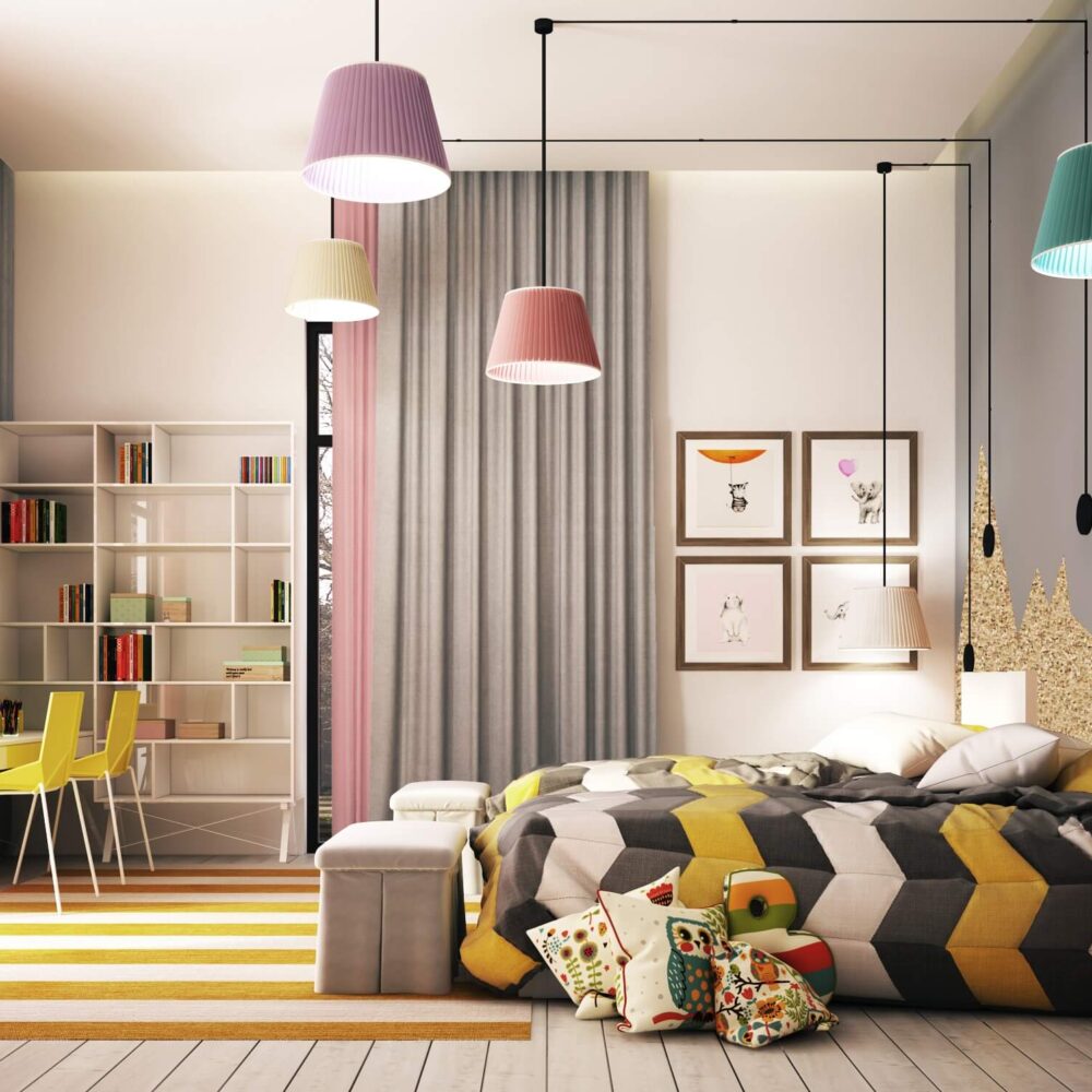 Mskh villa apartment design by kg design studio bedroom