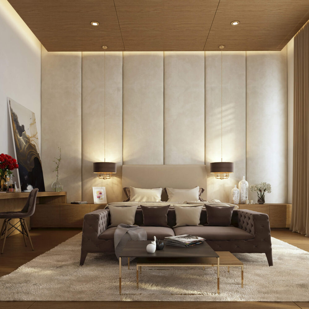 Mskh villa apartment design by kg design studio bedroom photo 2