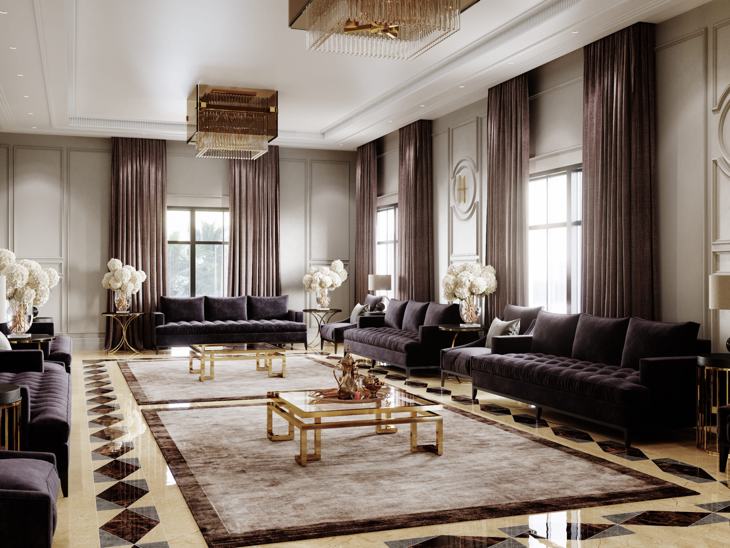 Interior design of AMR Villa by KG Design Dinning room