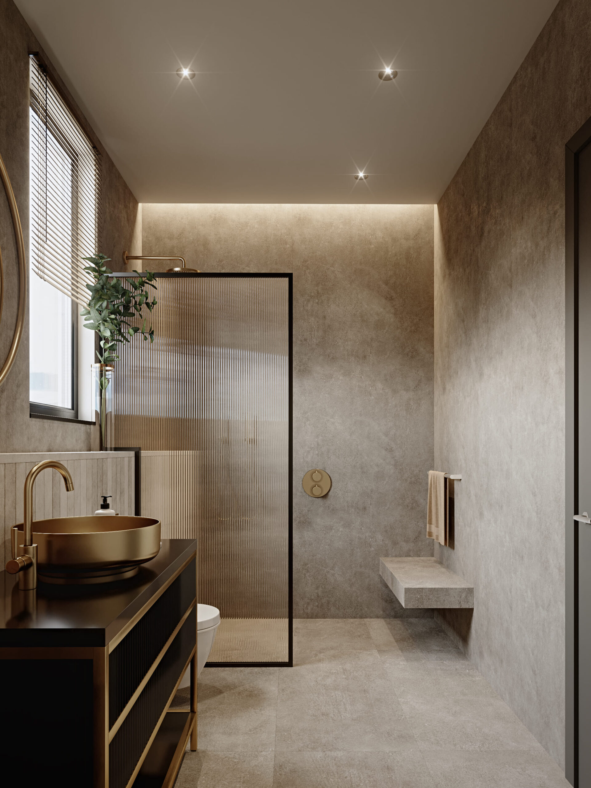 Interior design of AMR Villa by KG Design childrens bathroom photo 2